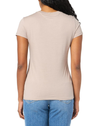 Жіноча футболка Armani Exchange з логотипом 1159837224 (Бежевий XS)