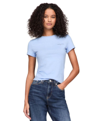 Футболка женская Tommy Hilfiger с логотипом 1159837874 (Голубой S)