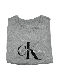 Женская футболка Calvin Klein с логотипом 1159814223 (Серый, L)