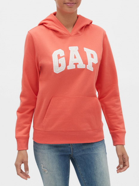 Женское худи GAP с капюшоном art579289 (Коралловый, размер XS)
