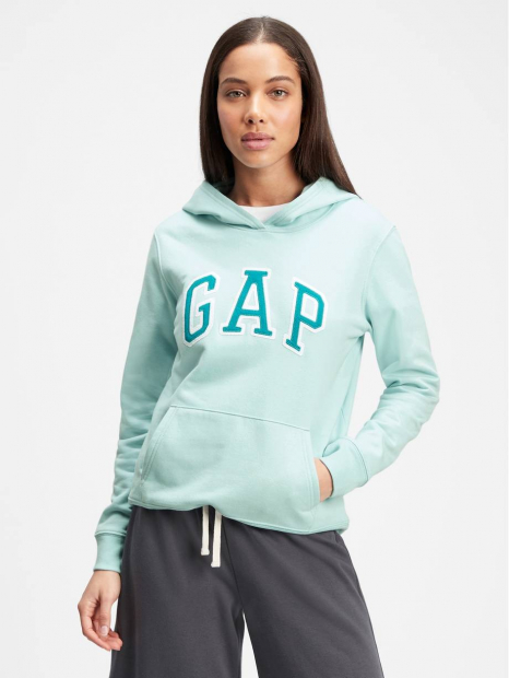 Женское худи GAP с капюшоном art517379 (Голубой, размер M)