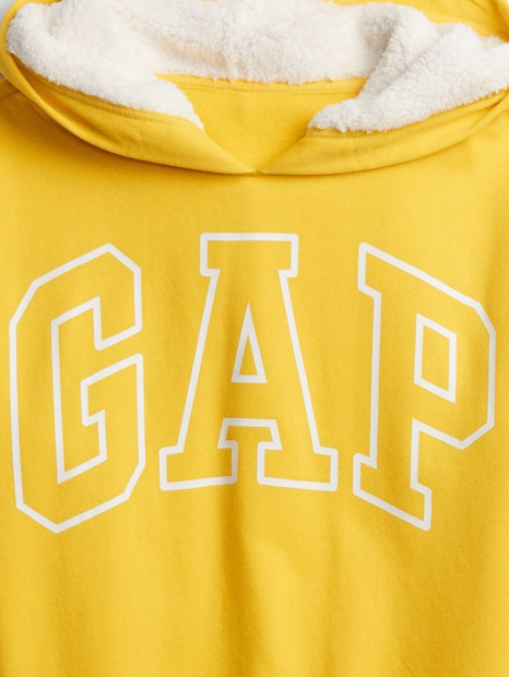 Женская толстовка худи GAP кофта с капюшоном 1159759353 (Желтый, S)