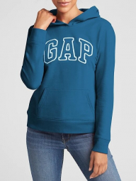 Женская толстовка худи GAP кофта с капюшоном 1159760734 (Синий, XS)