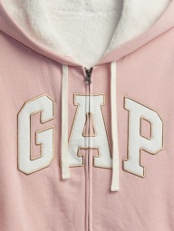 Теплая женская толстовка GAP с логотипом 1159760500 (Розовый, XS)