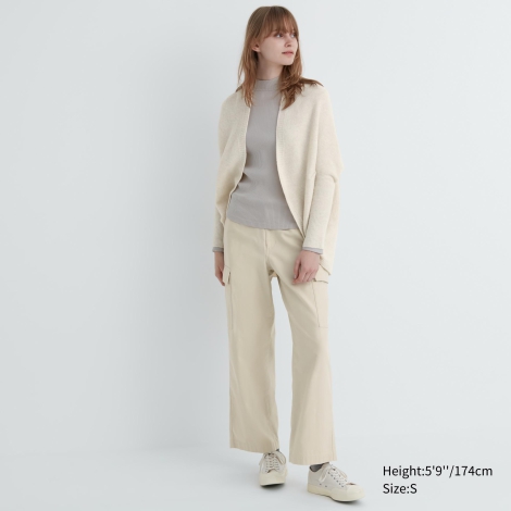 Женский кардиган 3D Knit UNIQLO 1159796078 (Молочный, L)