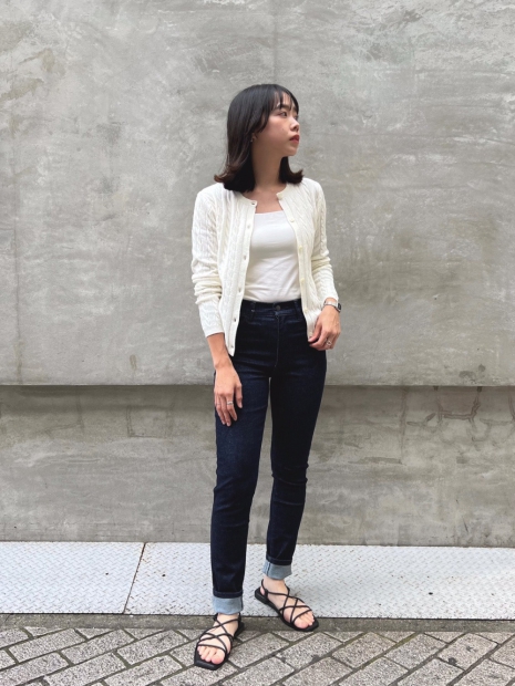 Женский кардиган UNIQLO 1159829078 (Молочный XL)