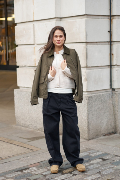 Женский вязаный кардиган UNIQLO кофта 1159831628 (Молочный XXL)