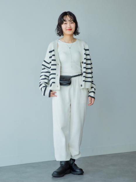 Женский вязаный кардиган Souffle Yarn UNIQLO кофта 1159831955 (Молочный S)