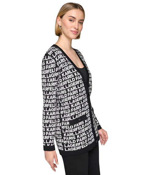 Кардиган жіночий Karl Lagerfeld з логотипом 1159833383 (Чорний L)