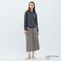 Женский шерстяной кардиган UNIQLO кофта 1159797988 (Серый, S)