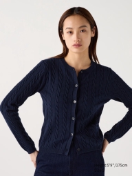 Кардиган жіночий UNIQLO 1159825132 (Синій XL)