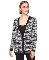 Женский кардиган Karl Lagerfeld с логотипом 1159833383 (Черный L)