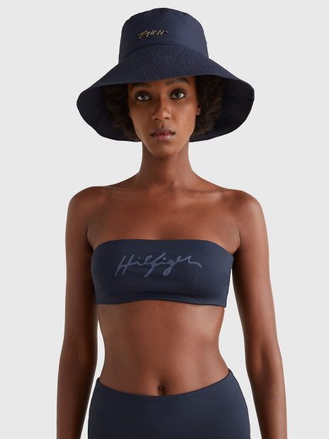 Жіноча панама Tommy Hilfiger капелюшок з логотипом оригінал