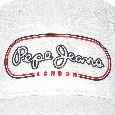 Женская кепка Pepe Jeans London бейсболка с логотипом 1159779785 (Белый, One size)