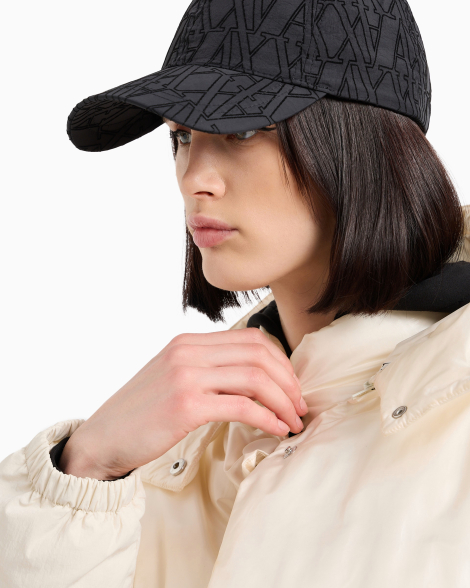 Стильная кепка Armani Exchange бейсболка с логотипом 1159832766 (Серый One size)