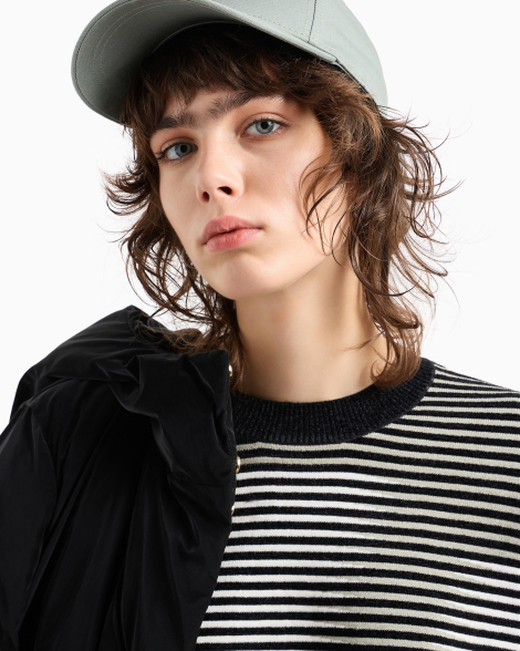 Стильная кепка Armani Exchange бейсболка с логотипом 1159832774 (Серый One size)