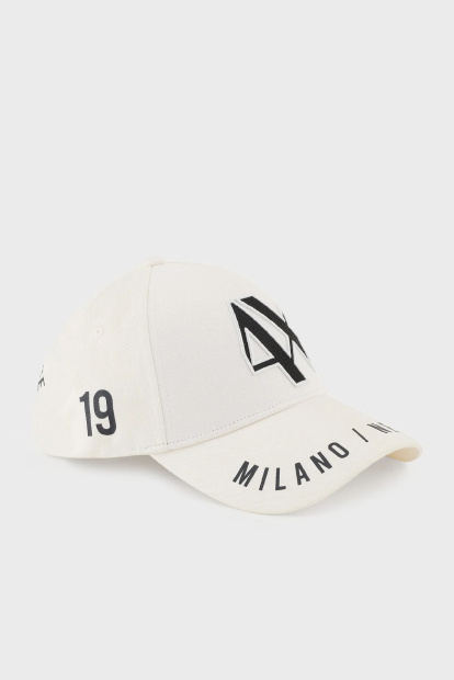 Стильна кепка Armani Exchange з логотипом 1159834161 (Білий One size)