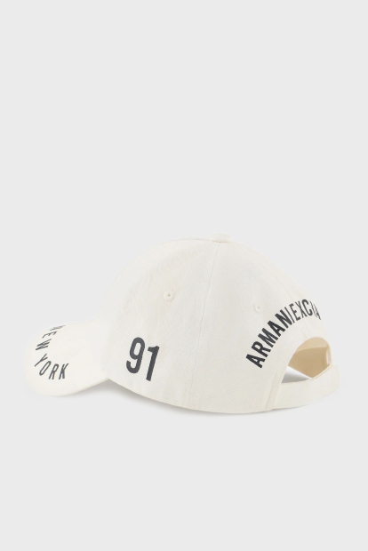 Стильна кепка Armani Exchange з логотипом 1159834161 (Білий One size)