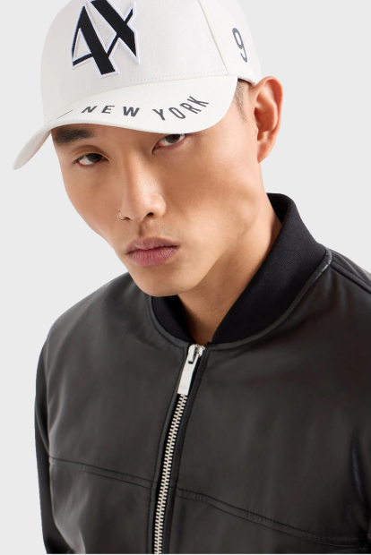 Стильна кепка Armani Exchange з логотипом 1159834161 (Білий One size)