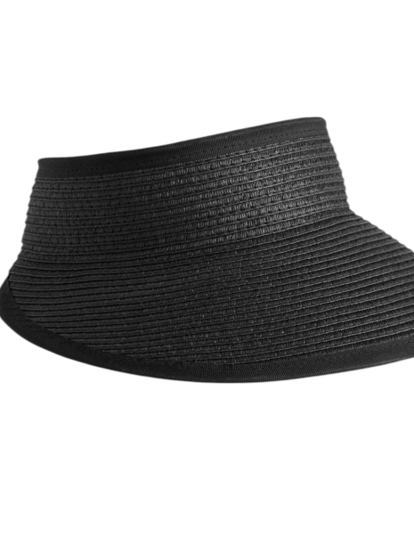 Стильный козырек GAP с плетеным дизайном 1159836811 (Черный One size)