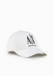 Стильна кепка Armani Exchange бейсболка з логотипом 1159793991 (Білий, One size)