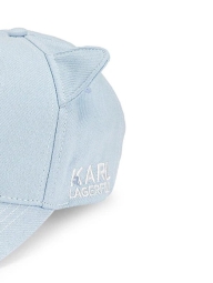 Женская кепка Karl Lagerfeld Paris бейсболка с ушками 1159795907 (Голубой, One Size)