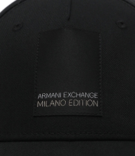 Стильная кепка Armani Exchange бейсболка с логотипом 1159817629 (Черный One size)