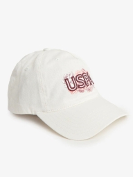 Кепка женская U.S. Polo Assn бейсболка с вышитым логотипом 1159822597 (Белый One size)