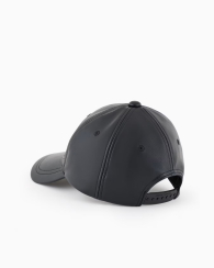 Стильная кепка Armani Exchange бейсболка из экокожи 1159833987 (Черный One size)