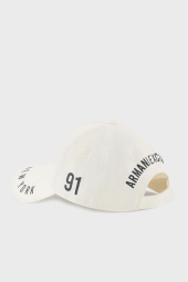 Стильная кепка Armani Exchange бейсболка с логотипом 1159834161 (Белый One size)