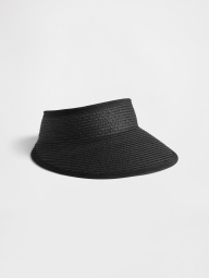Стильный козырек GAP с плетеным дизайном 1159836811 (Черный One size)