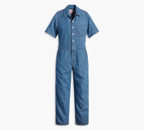 Женский джинсовый комбинезон Levi's 1159801739 (Голубой, M)