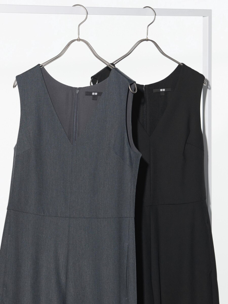 Женский комбинезон Uniqlo 1159833377 (Серый S)