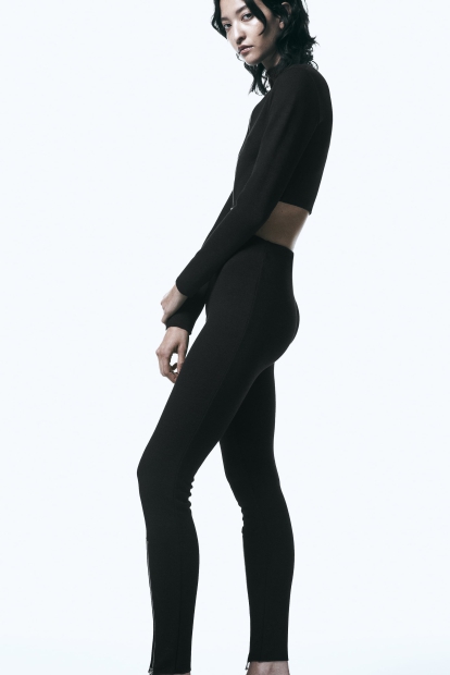 Жіночий костюм ZARA штани та кофта 1159801188 (Чорний, M)