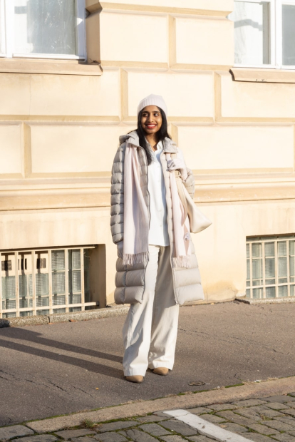 Костюм из вельвета куртка-рубашка и брюки UNIQLO 1159832735 (Белый S)