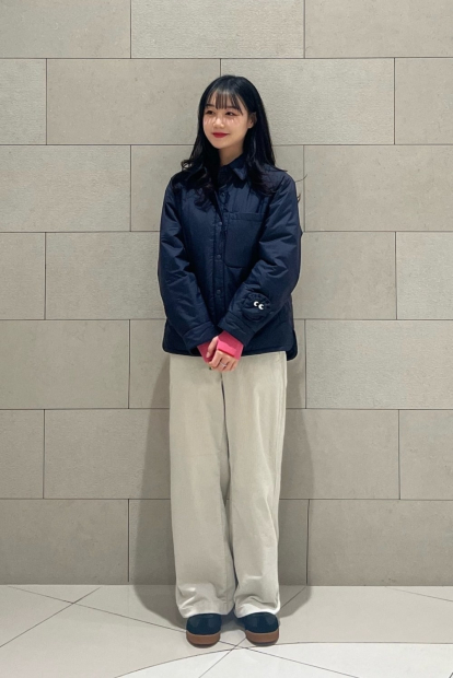 Костюм из вельвета куртка-рубашка и брюки UNIQLO 1159832735 (Белый S)