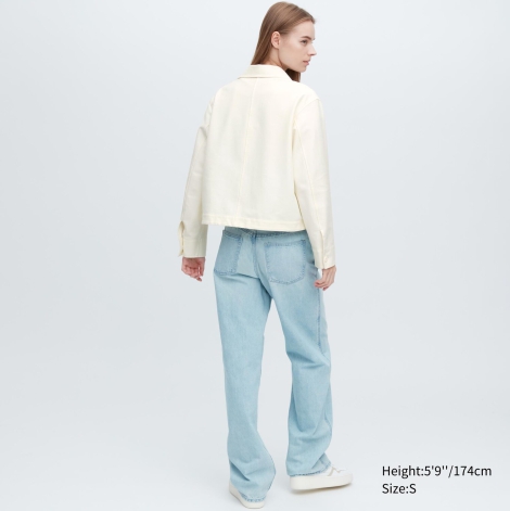 Куртка-рубашка Uniqlo 1159788228 (Белый, XXL)