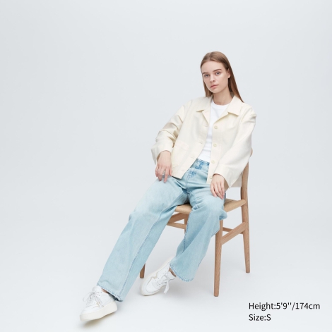 Куртка-рубашка Uniqlo 1159788228 (Белый, XXL)