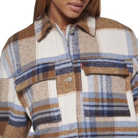 Жіноча куртка-сорочка Levi's із вовни 1159803996 (Різнокольоровий, XXL)