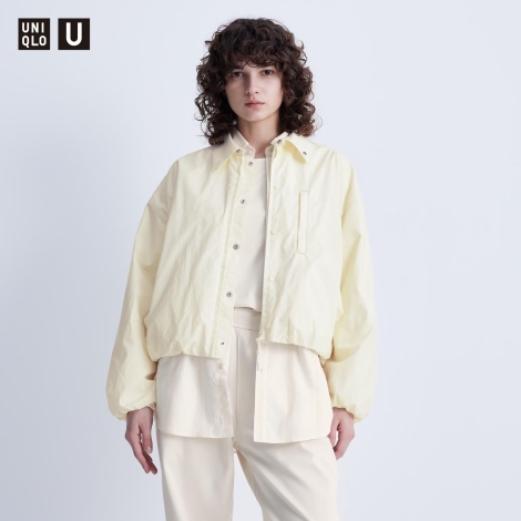 Куртка-рубашка Uniqlo 1159814834 (Молочный L)