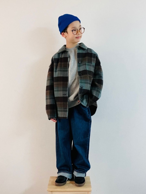 Тепла куртка-сорочка UNIQLO на ґудзиках 1159825118 (Зелений XL)