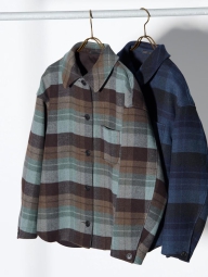 Тепла куртка-сорочка UNIQLO на ґудзиках 1159825118 (Зелений XL)