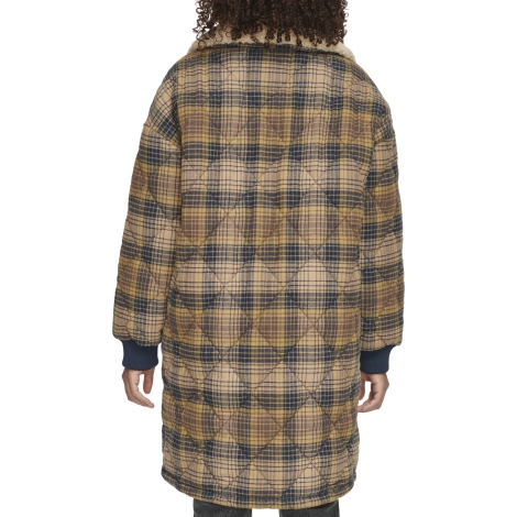 Женское стеганое пальто Levi's 1159805044 (Коричневый, M)