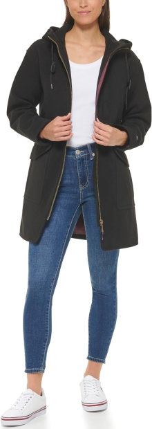 Жіноче  пальто Tommy Hilfiger на блискавці 1159807253 (Чорний, XS)