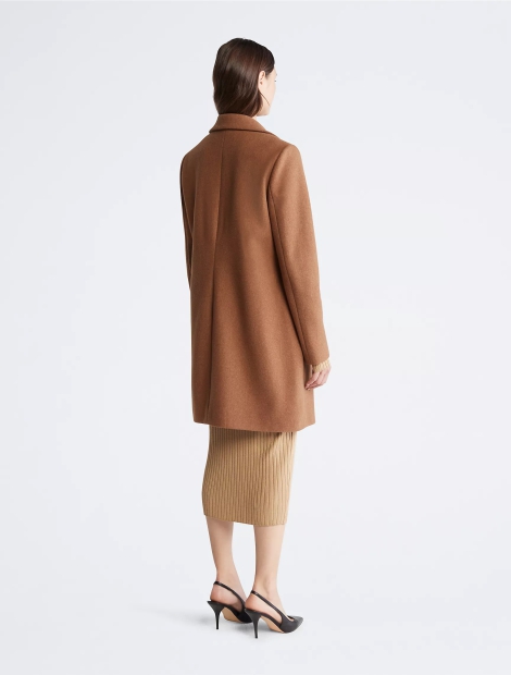 Стильное пальто Calvin Klein 1159809747 (Коричневый, XL)