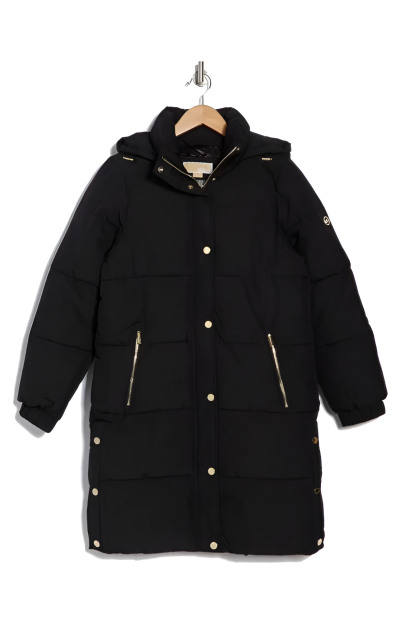 Женская стеганая куртка Michael Kors 1159833246 (Черный XS)