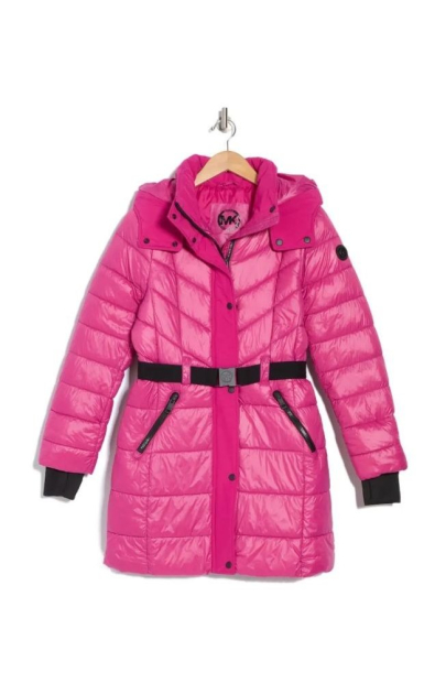 Стеганая куртка-пуховик Michael Kors 1159835113 (Розовый M)
