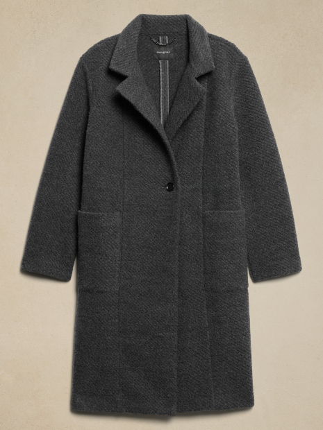 Пальто жіноче Banana Republic 1159835262 (Сірий S)