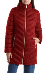 Жіноча стьобана куртка Michael Kors 1159796665 (червоний, S)