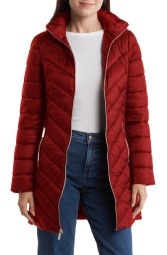 Женская стеганая куртка Michael Kors 1159796665 (Красный, S)